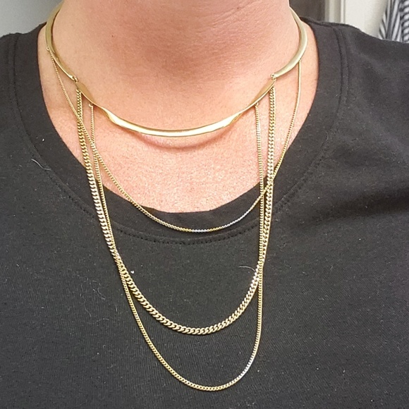 Stella & Dot Jewelry - Gold tone multi layer necklace Stella & Dot Jewelry - Gold tone multi layer necklace
